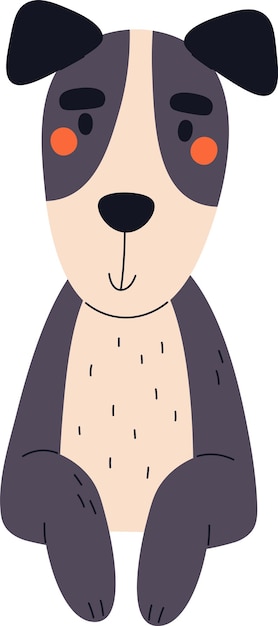 Vector perro lindo animales