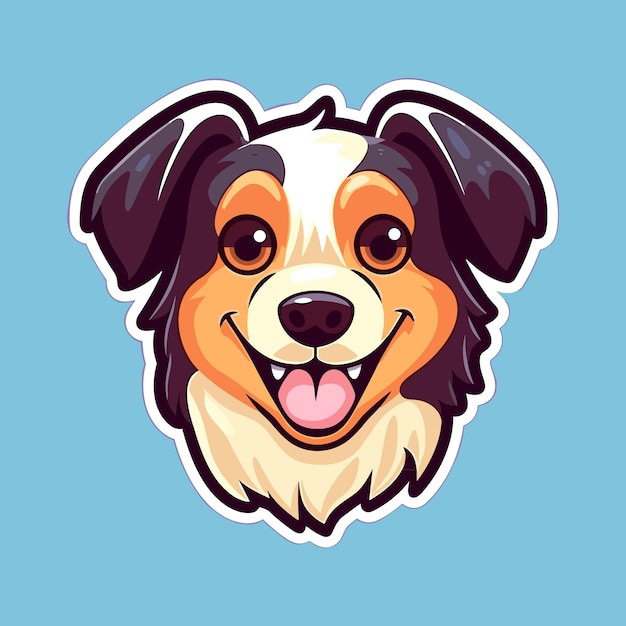 Perro lindo vector