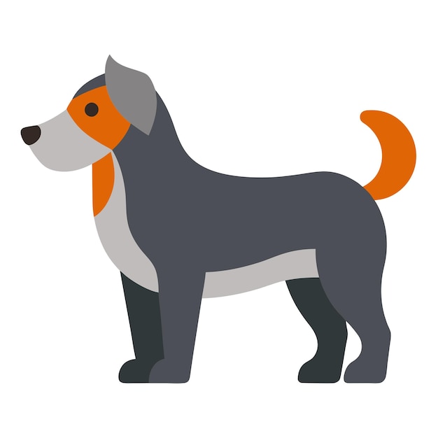 Perro siluetas vector