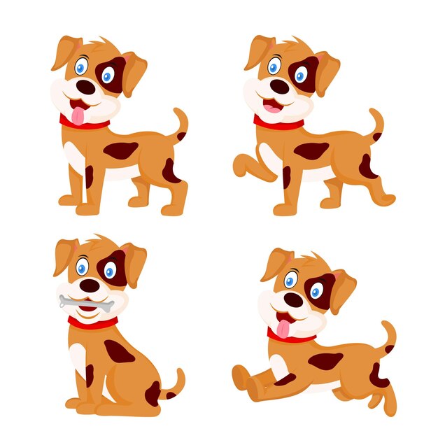 Perro vector clip art diseño