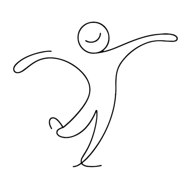 Persona abstracta Diseño del logotipo vectorial humano