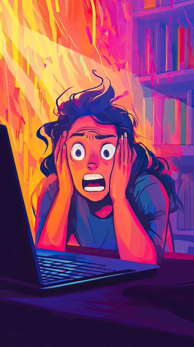 Vector una persona mirando un calendario rodeando la fecha del viernes negro