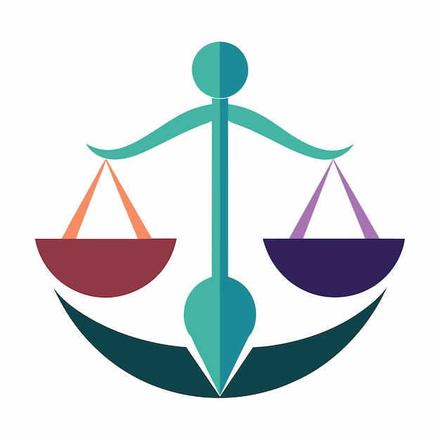 Una persona de pie en la parte superior de una balanza que muestra el concepto de equilibrio y equidad Una representación simbólica de sacrificio y recuerdo en el Día de la Memoria