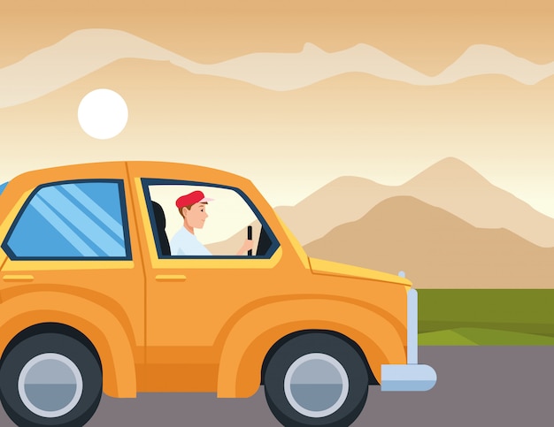 Persona que conduce el automóvil