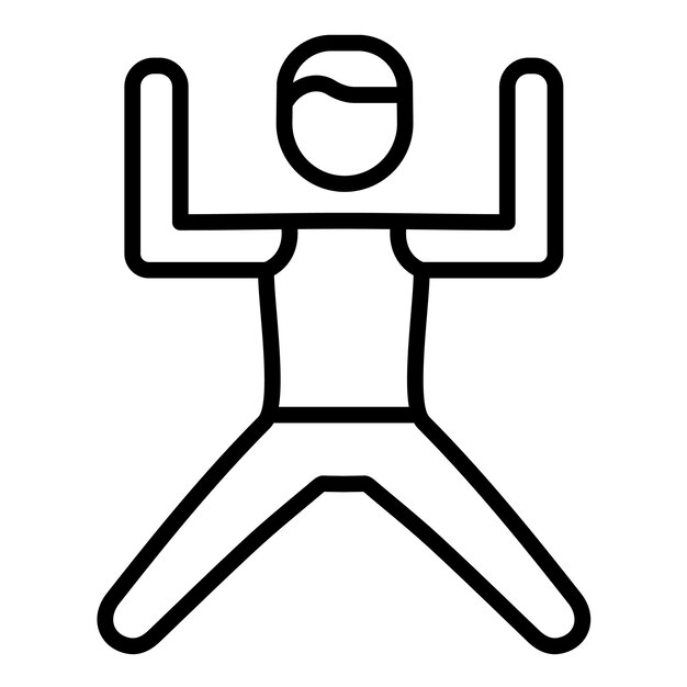 Persona que ejercita el estilo de la ilustración vectorial