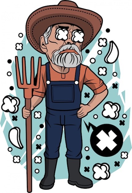 Personaje agricultor