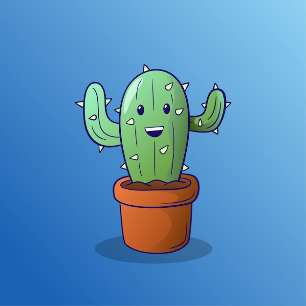 Personaje de cactus