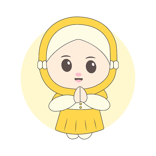 Personaje chibi musulmán
