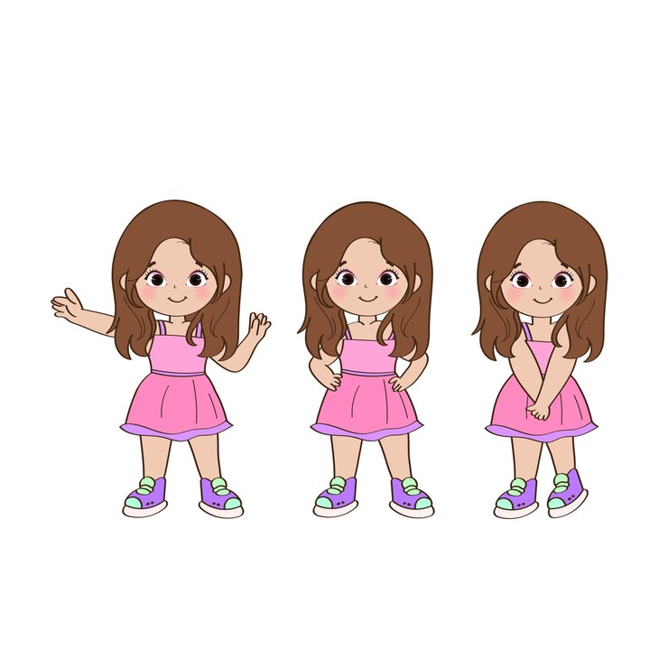 personaje de chica linda