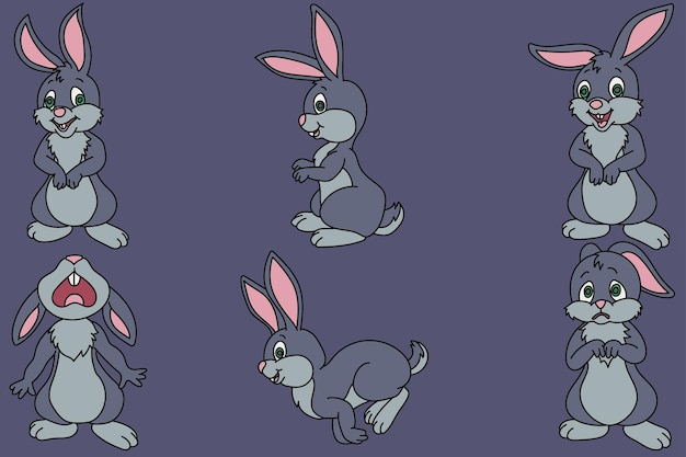 El personaje del conejo es un personaje de dibujos animados.