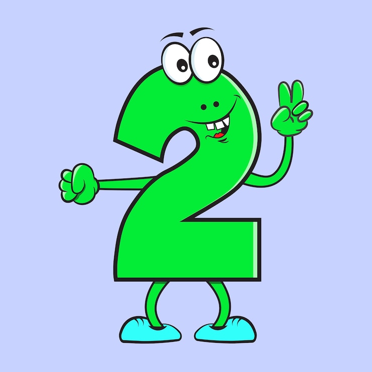 Vector personaje creativo de dibujos animados número 2