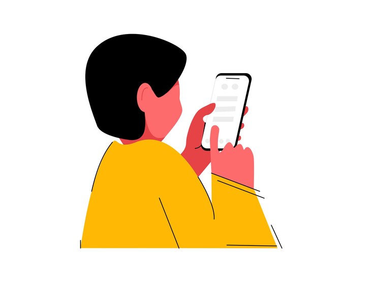Vector personaje de dibujos animados aislado sobre fondo blanco.