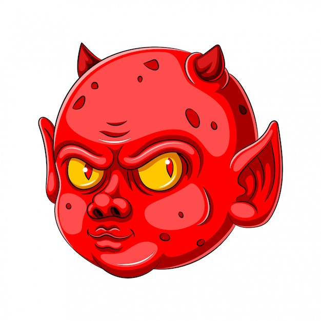 Un personaje de dibujos animados de baby devil