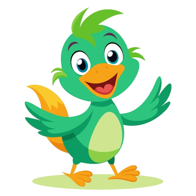 un personaje de dibujos animados con una cabeza verde y un fondo blanco