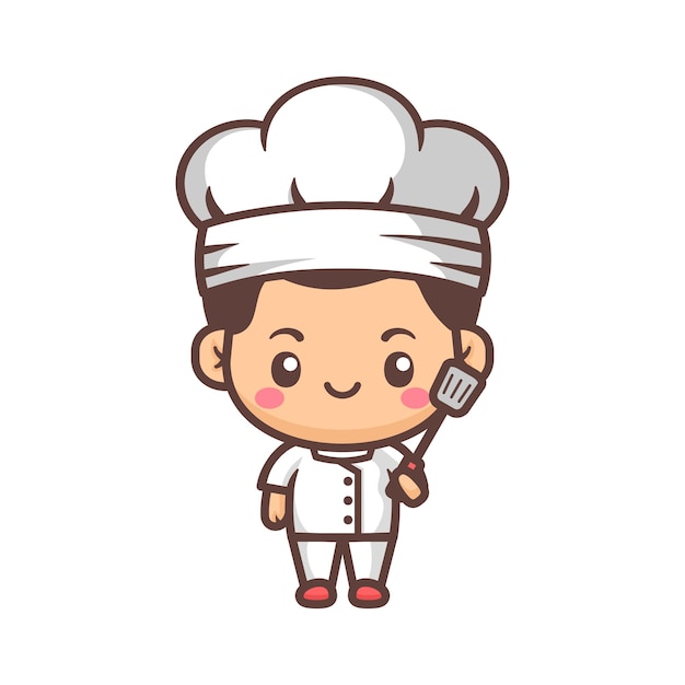 El personaje de dibujos animados del chef
