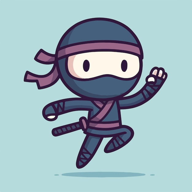 un personaje de dibujos animados con una correa rosa corriendo en la nieve