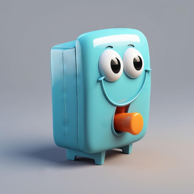 Vector personaje de dibujos animados con equipaje