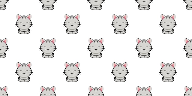 Personaje de dibujos animados gato de fondo transparente para el diseño.