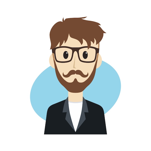personaje de dibujos animados hombre