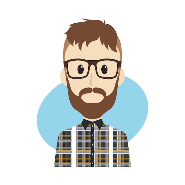 personaje de dibujos animados hombre