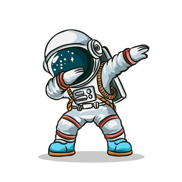 Un personaje de dibujos animados con un icono vectorial.