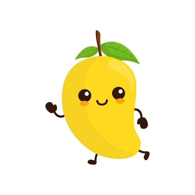 El personaje de dibujos animados de Kawaii
