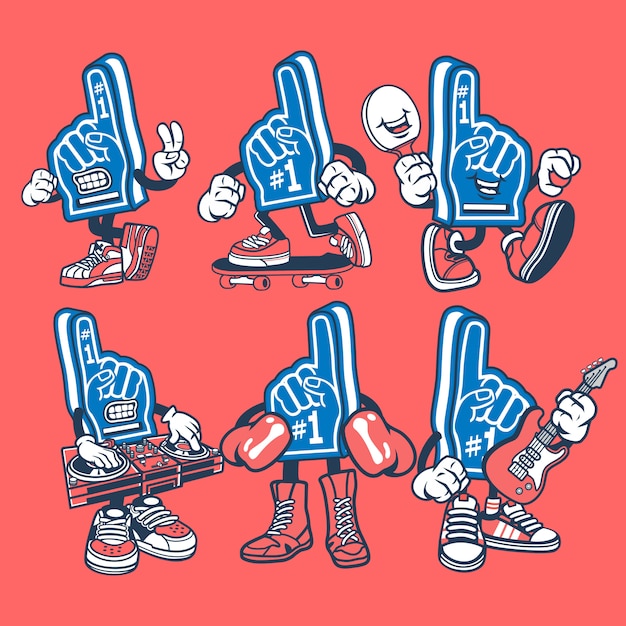 Personaje de dibujos animados número 1