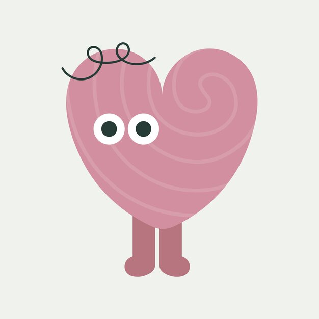 Personaje de dibujos animados personaje abstracto mascota diseño divertido avatar lindo icono