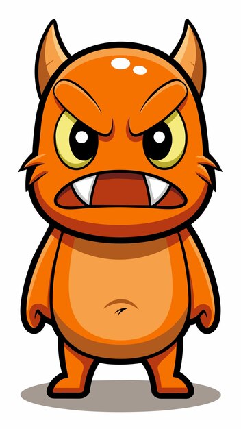 un personaje de dibujos animados con un rostro de dibuyos animados y una imagen de un monstruo