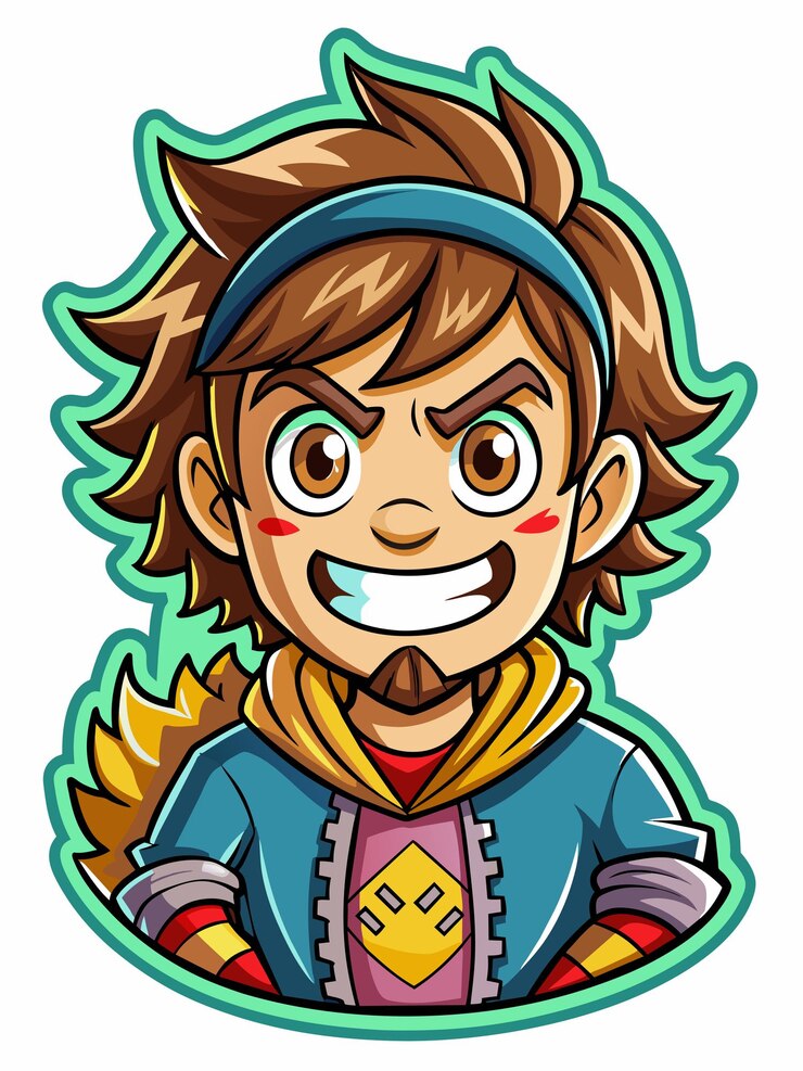 Vector un personaje de dibujos animados de la serie de videojuegos