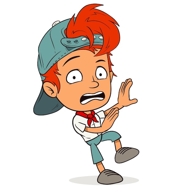 un personaje de dibujos animados con un sombrero que dice "él está agitando"
