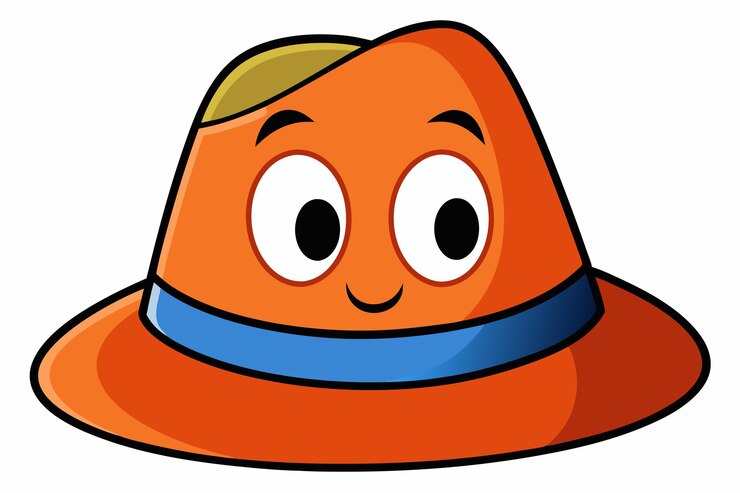 un personaje de dibujos animados con un sombrero que tiene ojos y ojos