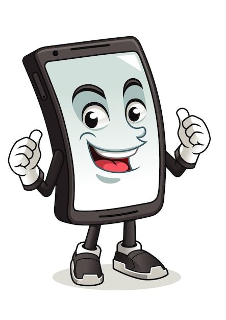 un personaje de dibujos animados con una sonrisa en la cara y las palabras tweet en la pantalla