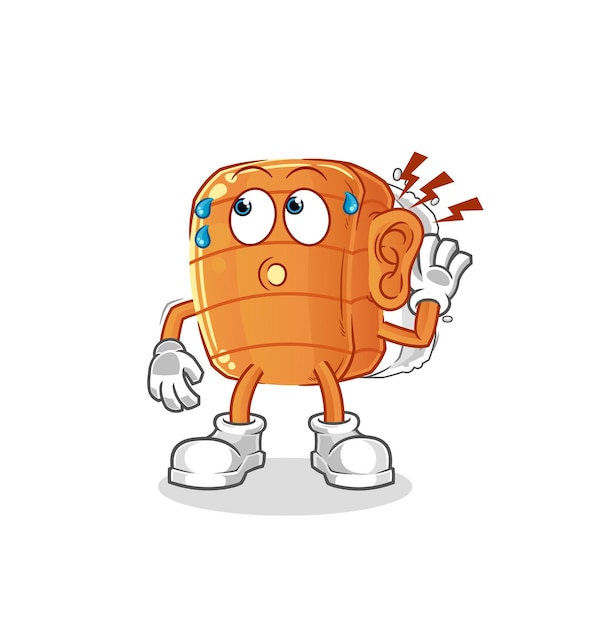 Personaje de dibujos animados de vector de espionaje de sushi