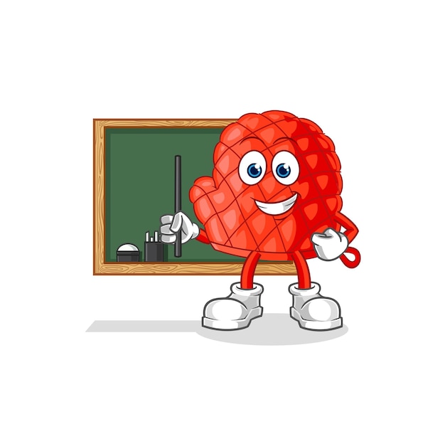 Personaje de dibujos animados de vector de maestro de guante de cocina