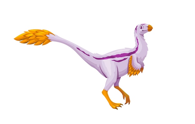 El personaje de dibujos animados de Zephyrosaurus dinosaurio o dino