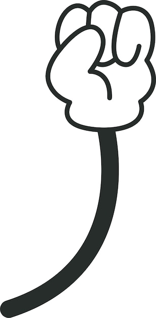 Personaje De Dibujos Animados39s Mano