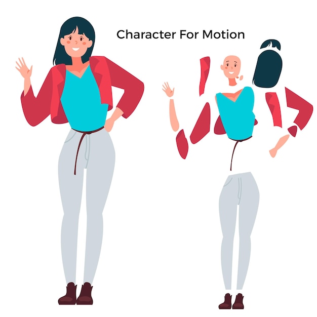 Personaje para diseño de movimiento