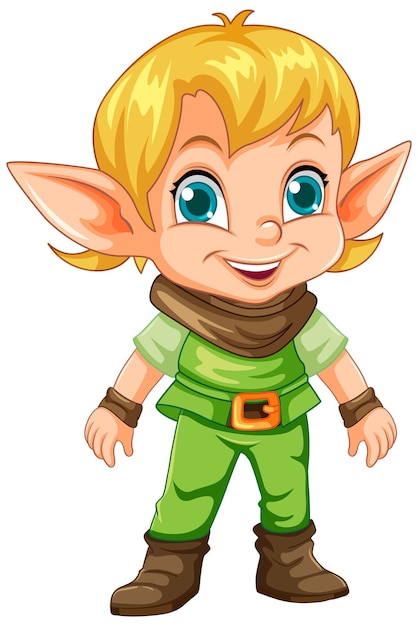 El personaje del elfo de Navidad
