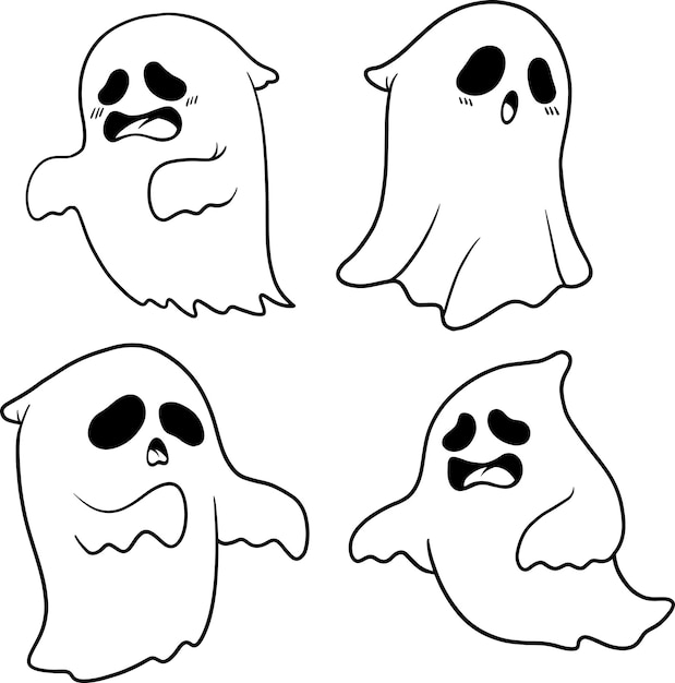 Personaje fantasma de Halloween