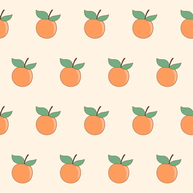 Personaje de frutas Kawaii bonito sin costuras patrón de tela textil fondo envoltura de símbolo de frutas Doodle