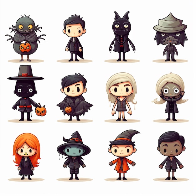 Vector el personaje de halloween clipart