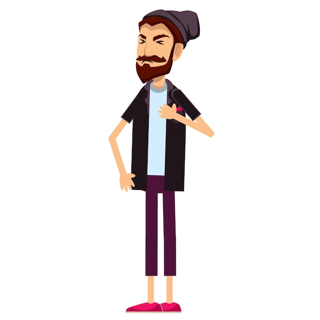 Personaje hombre de negocios
