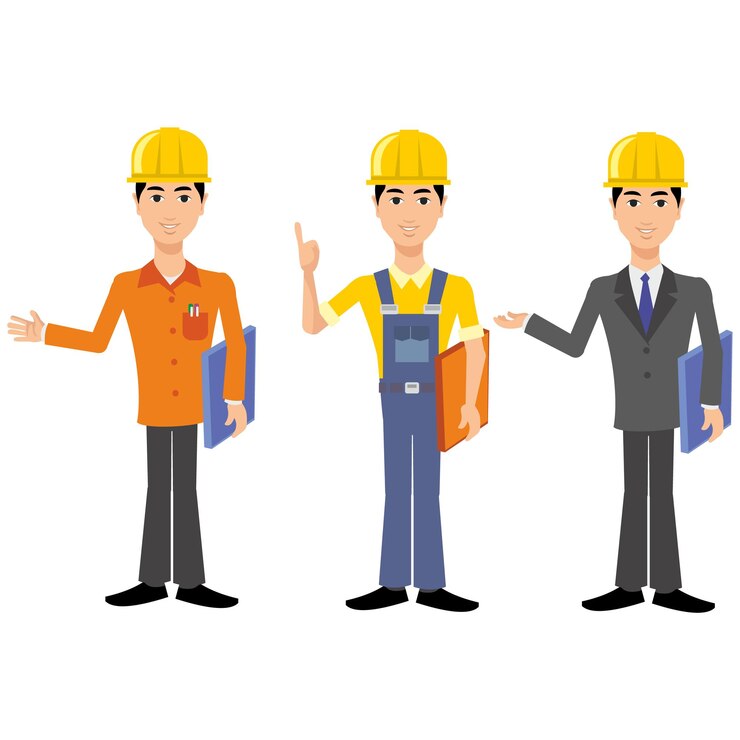 Vector personaje joven empresario ilustración plana