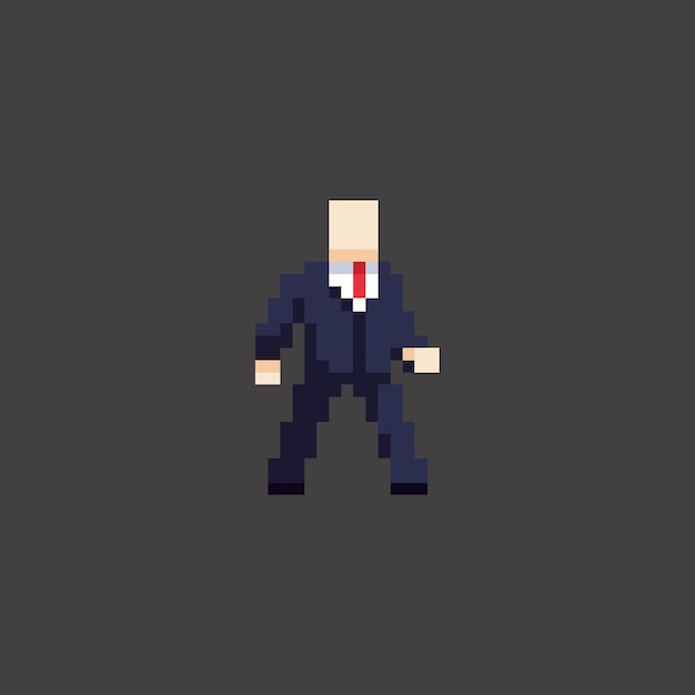 personaje de juego de pixel art