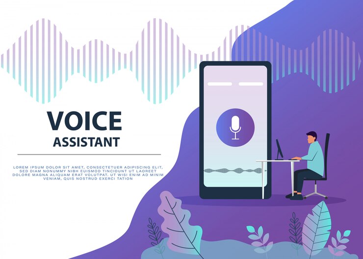Personaje masculino con control de voz para su teléfono