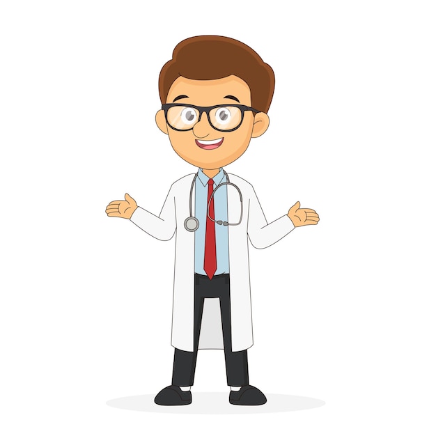 Personaje masculino de Doctor Vector con caso