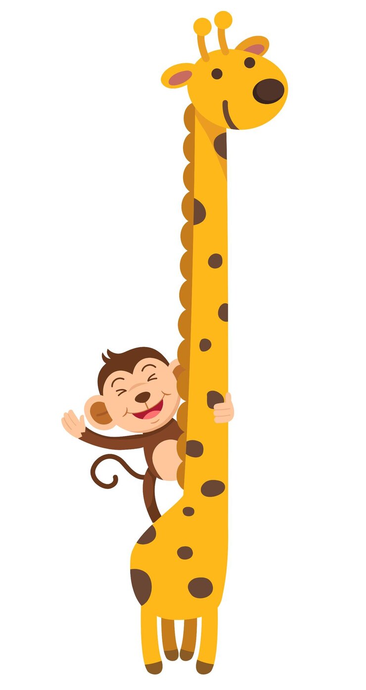 Vector personaje de mono de dibujos animados lindo sobre ilustración de fondo blanco