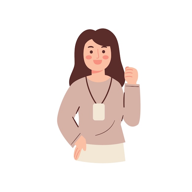 Vector personaje de mujer de negocios