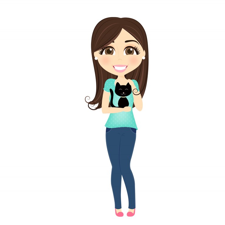 Vector personaje mujer